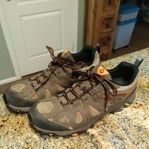 MENS MERRELL DARK EARTH Merrell J37493 - Moab SZ 14 Hiking Walking - Picture 1 of 12